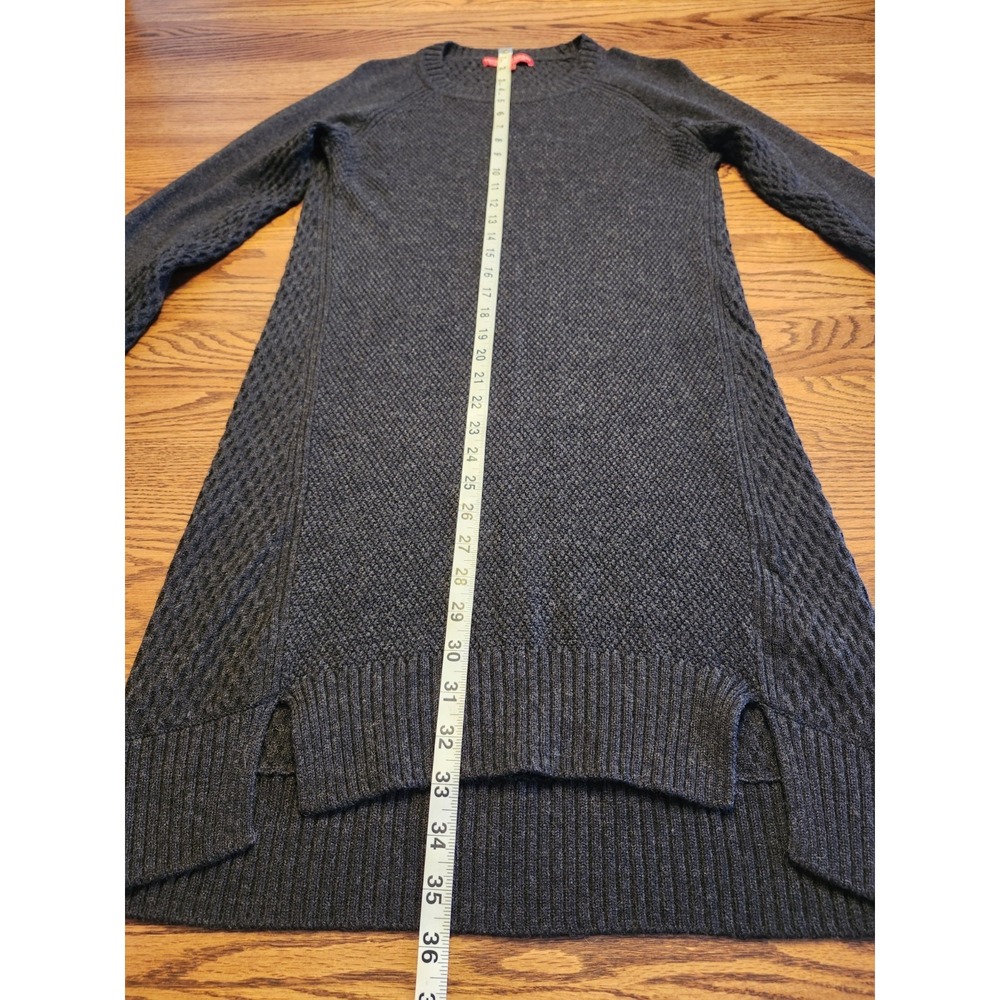 Title Nine Krimson & Klover Sweater Dress Womens Medium Dark Gray Merino Wool‎ - Picture 5 of 7